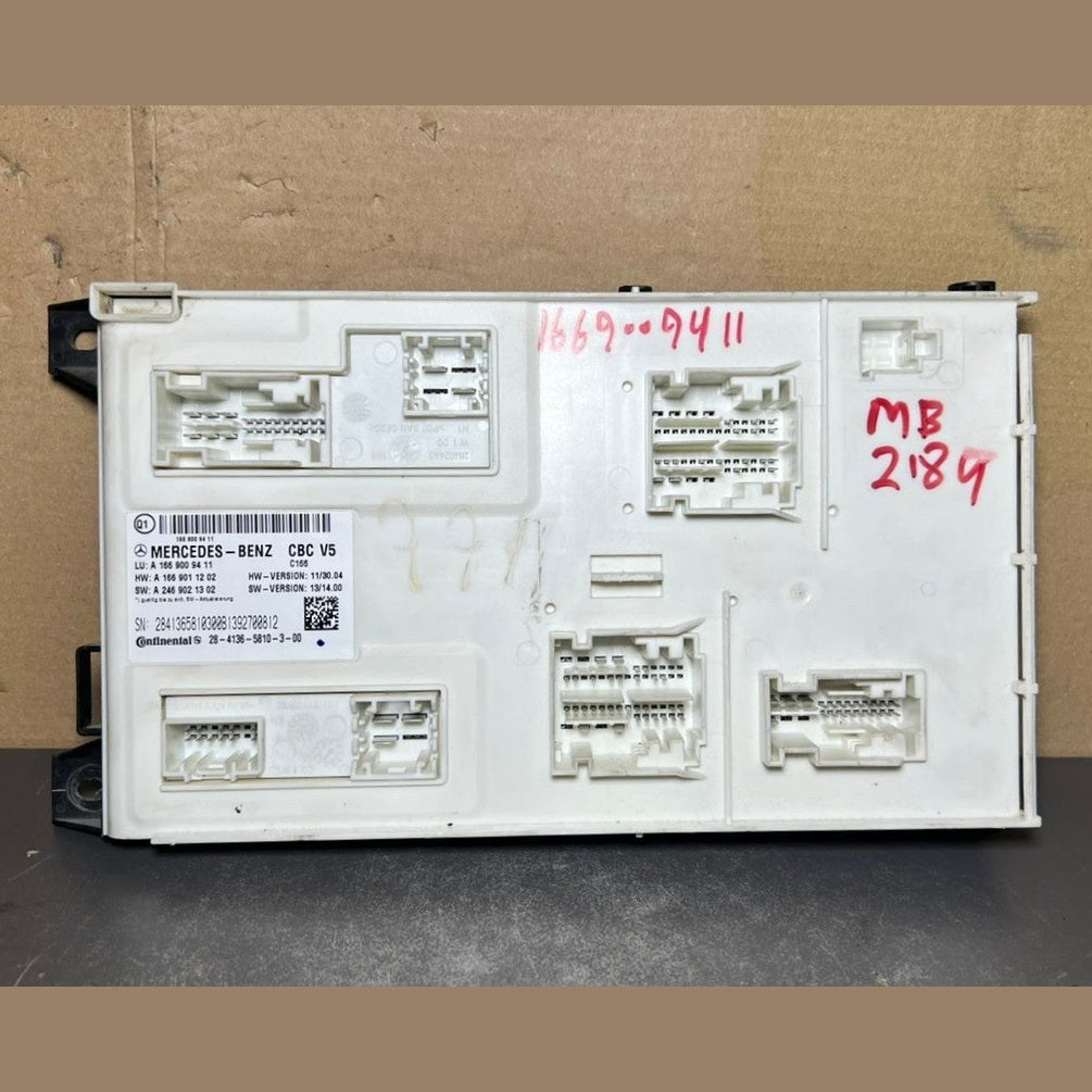 Mercedes-Benz W166 ML GL GLE Front SAM Body Control Module Unit A166 9009411 OEM