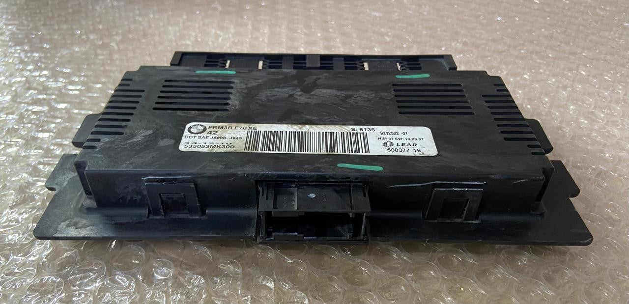 OEM BMW X5 E70 E71 E72 Headlight Control Module Unit FRM3R 9242522