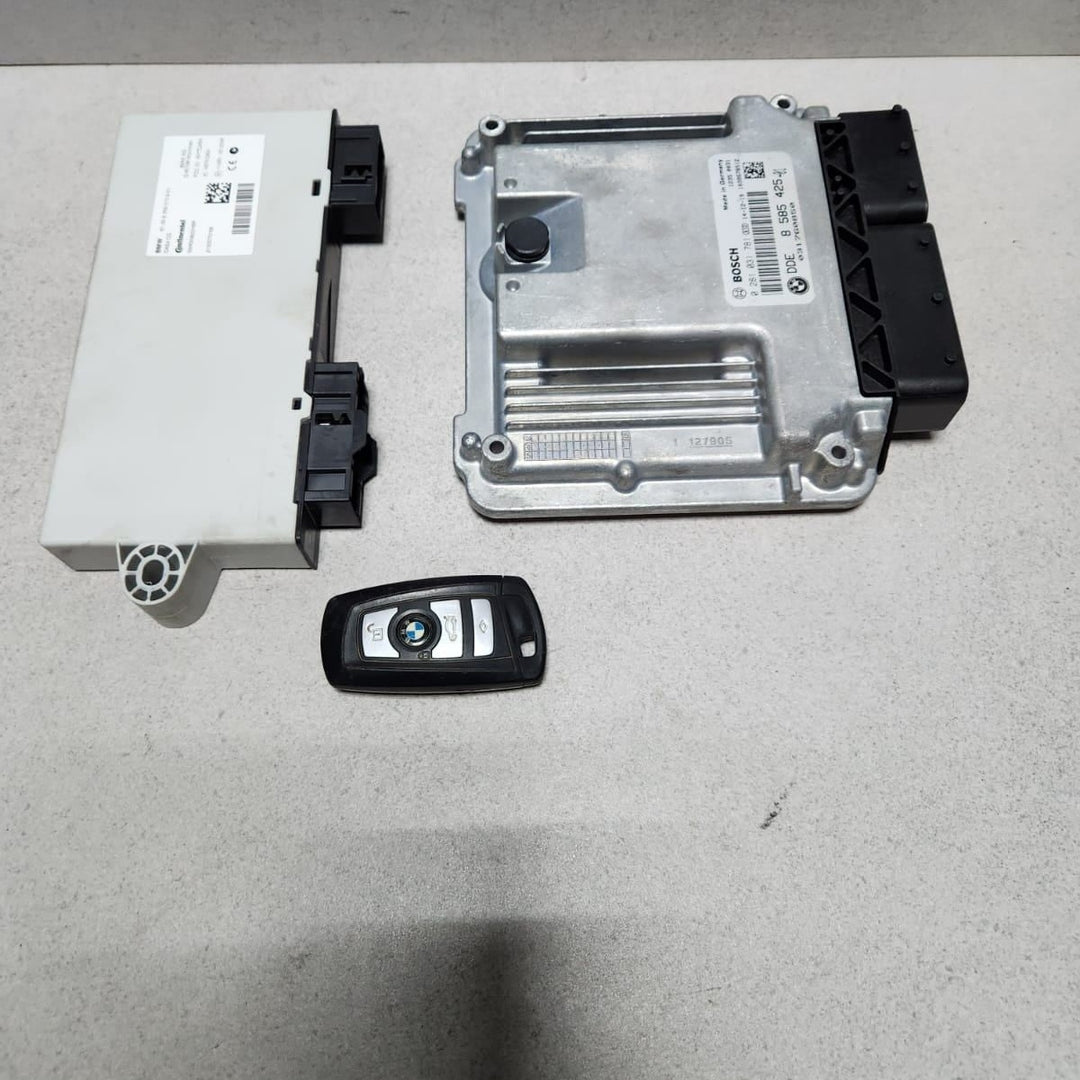 BMW Engine Control Unit DDE 8585425 F10 F11 520d B47 190HP ECU SET DIESEL 