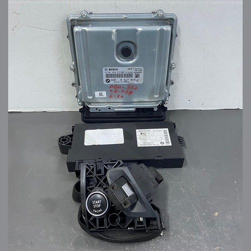 OEM BMW X5 E70 X6 E71 30dX Diesel N57 ENGINE CONTROL UNIT DDE 8517015 ECU SET