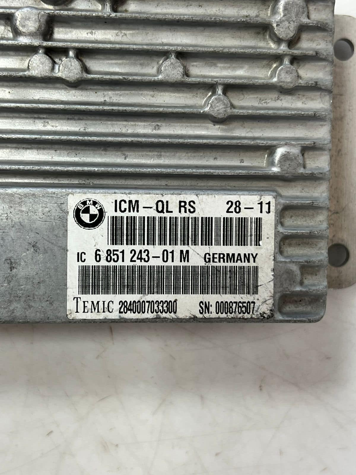 BMW F01 F02 F07 7' 5' GT Dynamic Drive Suspension Control Module 6851243 OEM