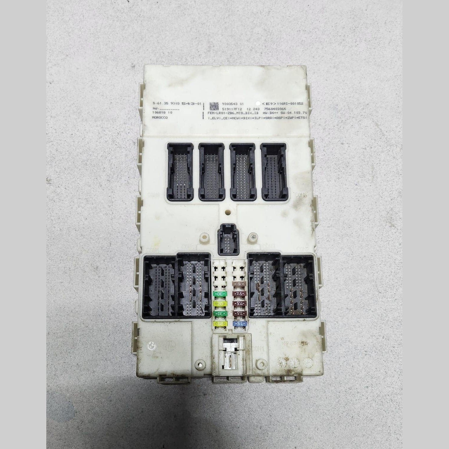 2012-2016 BMW 3 Series 320i 328i Front Body Control Module BCM 9303543