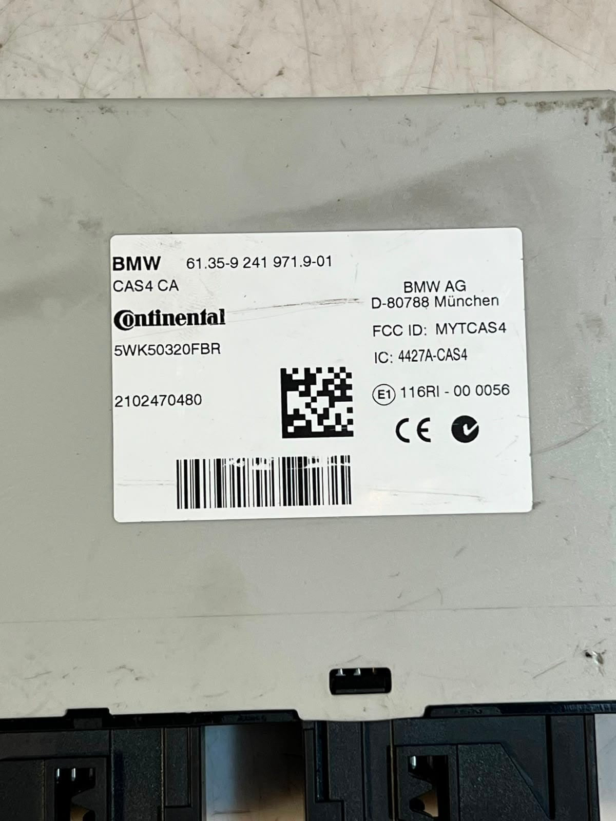 2010 BMW 535i F07 GT N55 Engine Control Module ECU SET DME+CAS4+1KEY 7620419