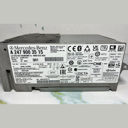 15-21 Mercedes W247 B-Class Radio Audio Multimedia Head Unit  A247 9003515 OEM