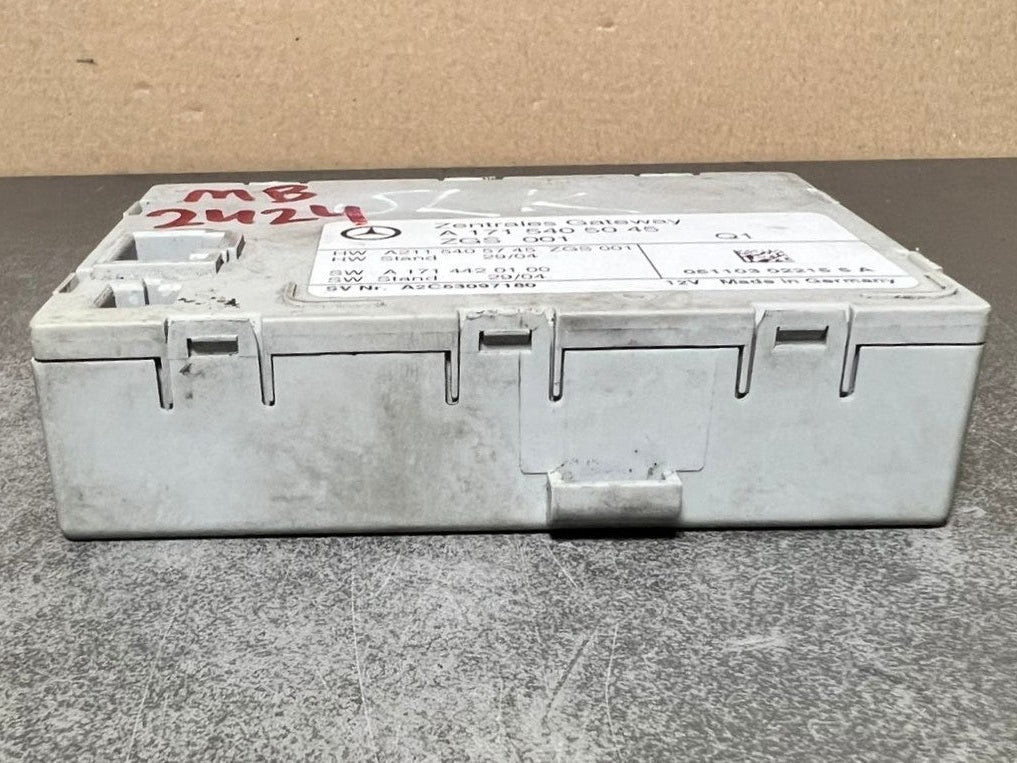 05-11 Mercedes-Benz R171 SLK350 Central Gateway Control Module A171 5405045 OEM