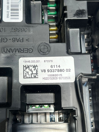 2014-2016 BMW 1 Series F20 and 2 Series F22 F23 428i Rear Fuse Box 9337880 OEM
