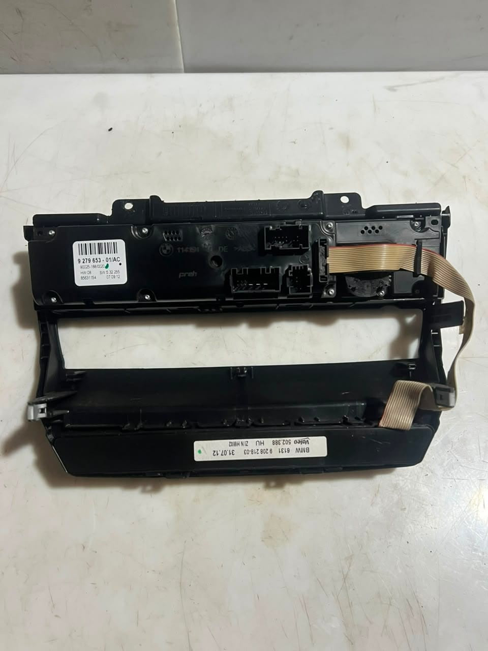 2007-2014 BMW X5 E70 and X6 E71 E72 A/C Climate Control Panel 9279653 OEM