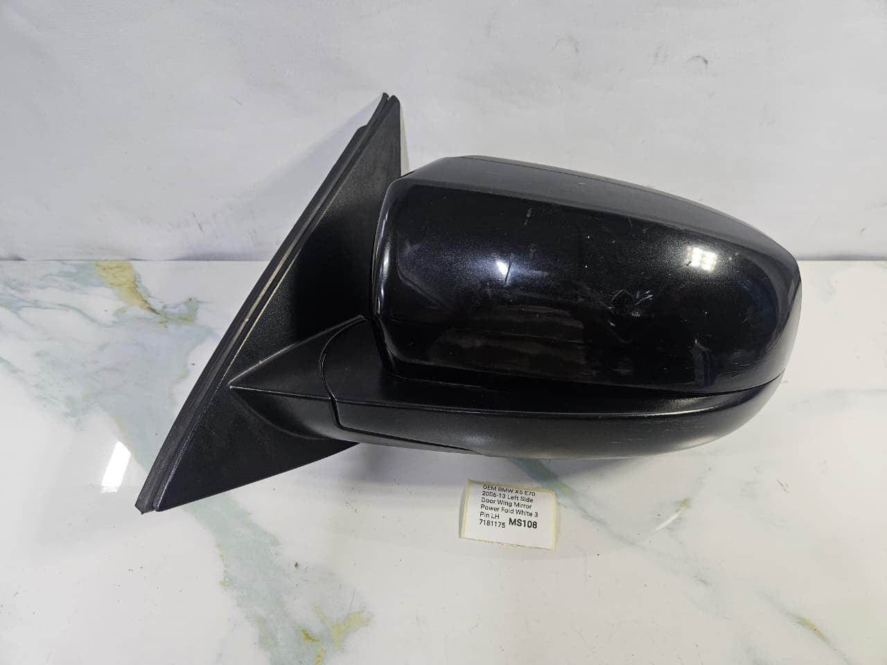 OEM BMW X5 E70 2006-13 Left Side Door Wing Mirror 3 Pin LH 7181175 RHD