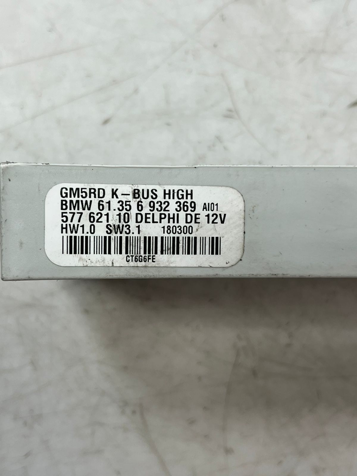 2004 BMW E46 320i Body Control Module BCM UNIT 6932369 OEM