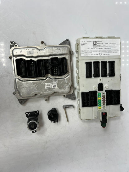 2013-2018 ECU BMW X5 F15 40e HYBRID 2016 ECU KIT COMPLETE WITH BDC & KEY 8664920