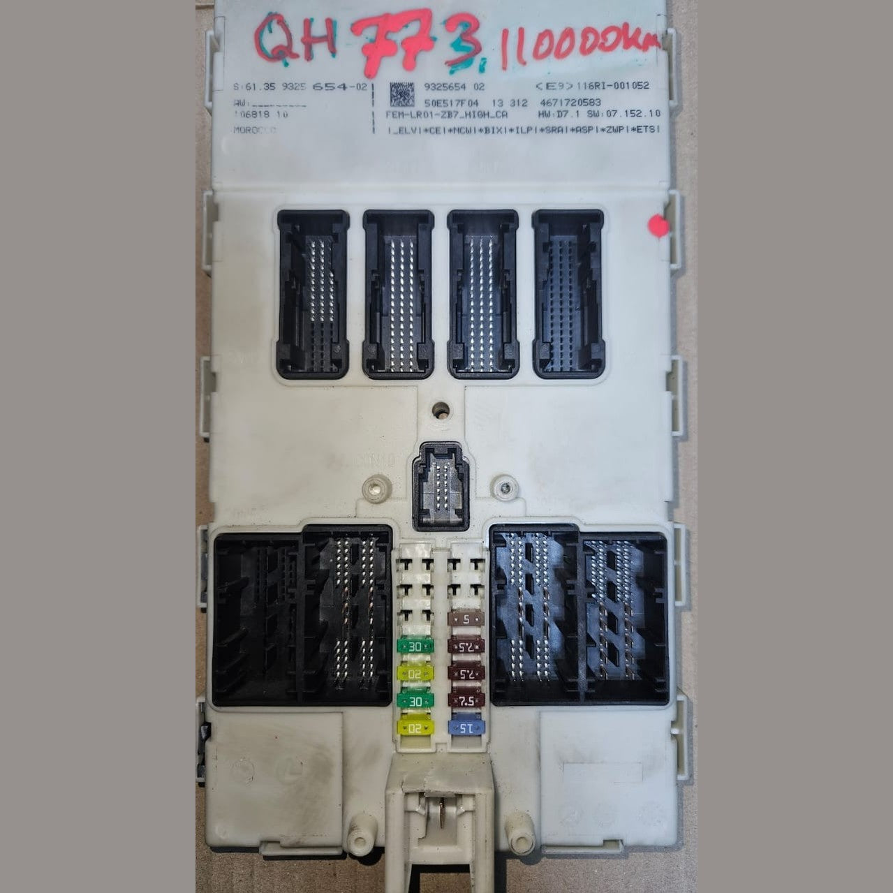F20 116i N13B16A 2012 8625241 km 110000 used ECU SET