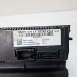 2013-2015 BMW 1 3 Series E81 E87 E90 X1 E84 Climate Control Panel 9292263