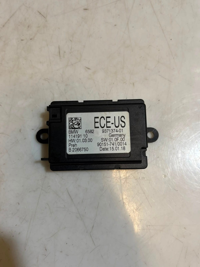 2018-2020 BMW 1' F20 LCI 125I B48 Idrive Touch Control Module 9371374 OEM