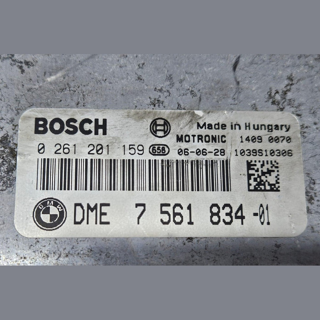 2006 BMW E90 320i N46 RHD Engine Control Unit Electronic 7561834 ECU Only OEM