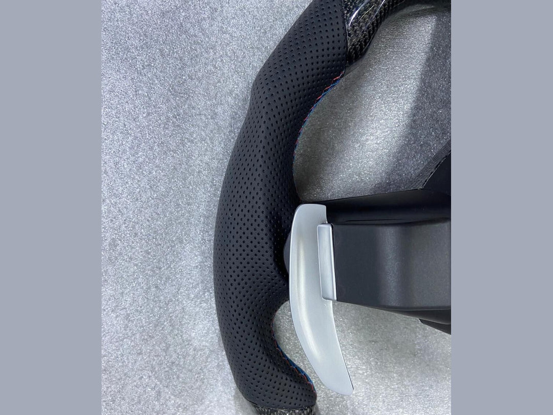 OEM BMW Carbon Fiber Steering Wheel F30 F32 Series MSport With Paddle Shifts LED