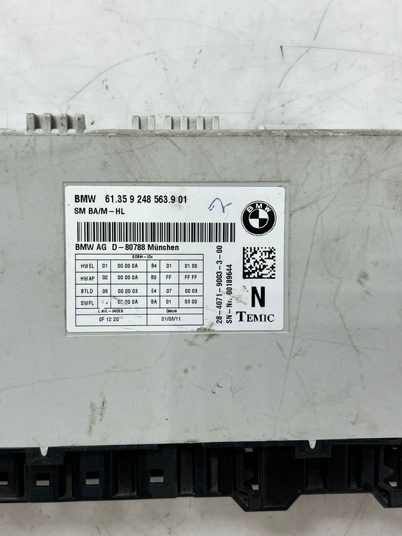 2011-2016 BMW 5' F10 535i 550i M5 F07 5 GT Seat Control Module 9248563 RHD OEM