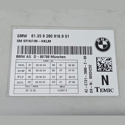 BMW F10 and 6 Series F06 F12 F13 Seat Control Module 9280916 OEM