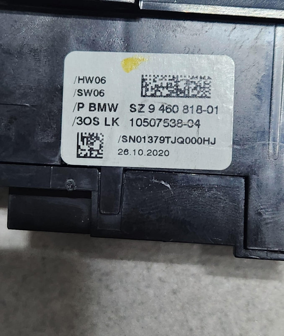 2017-2023 BMW 540i Center Console Control Panel Switch 9460818 G30 G31 5 Series