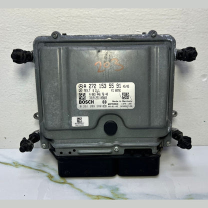 03-06 Mercedes W203 C-Class Engine Control Module Unit ECM ECU A272 1535591 OEM
