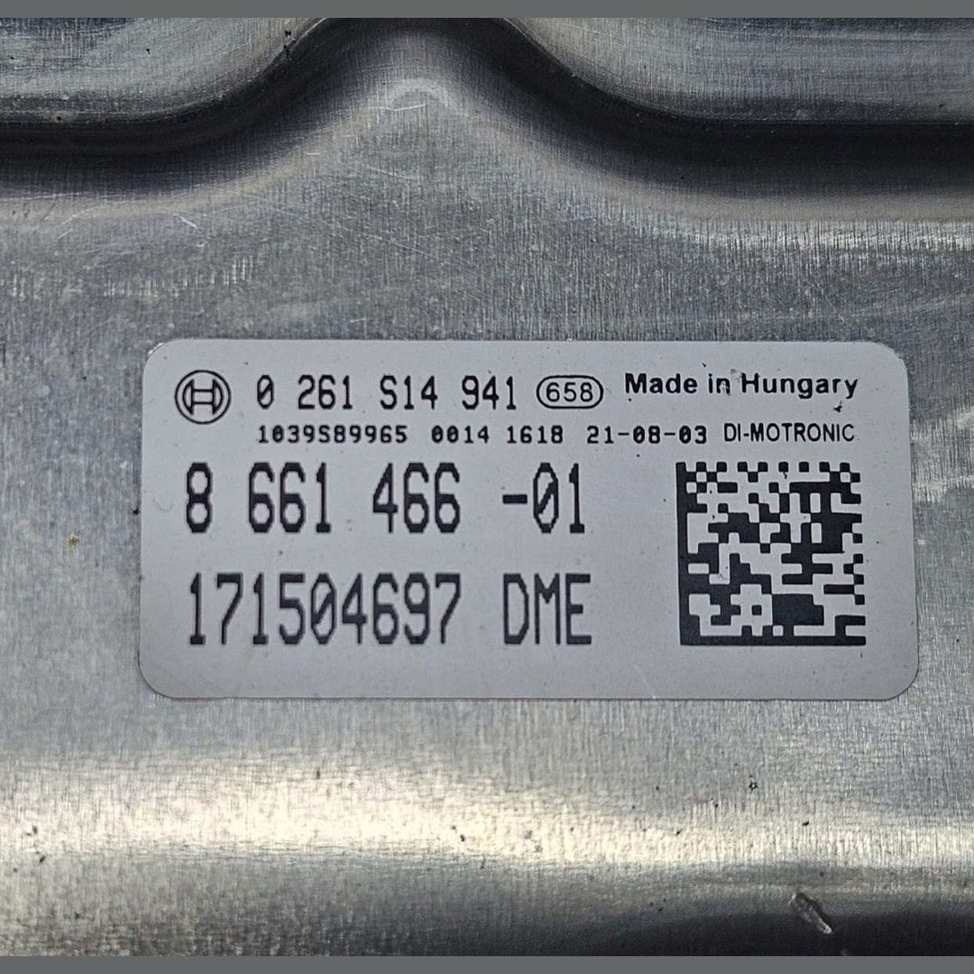 BMW X1 20i E84 N20 ENGINE CONTROL UNIT ECU ONLY DME 8661466 OEM