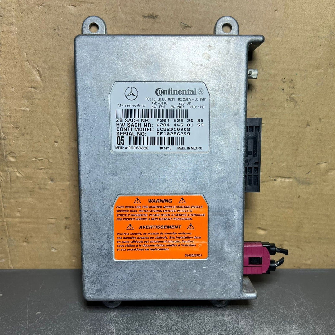 06-12 Mercedes W164 Voice Command Communication Control Module A204 8202085 OEM