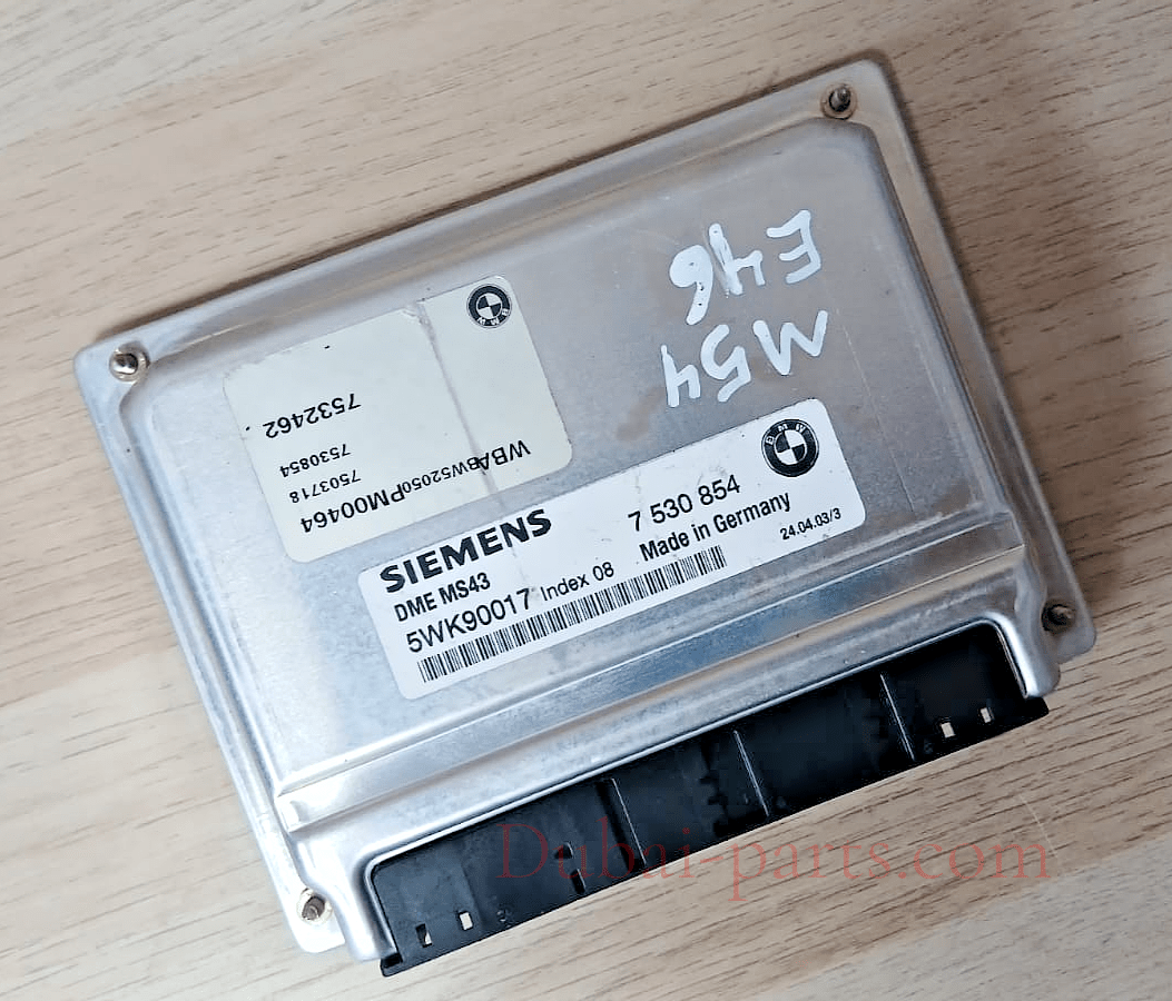 BMW M54 E46 E39 E53 X5 Engine CONTROL MODULE ECU / DME with Key 7530854 OEM