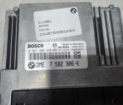 2006-2009 BMW X5 4.8I Engine Control Unit 7582306 N62N ECU SET RHD