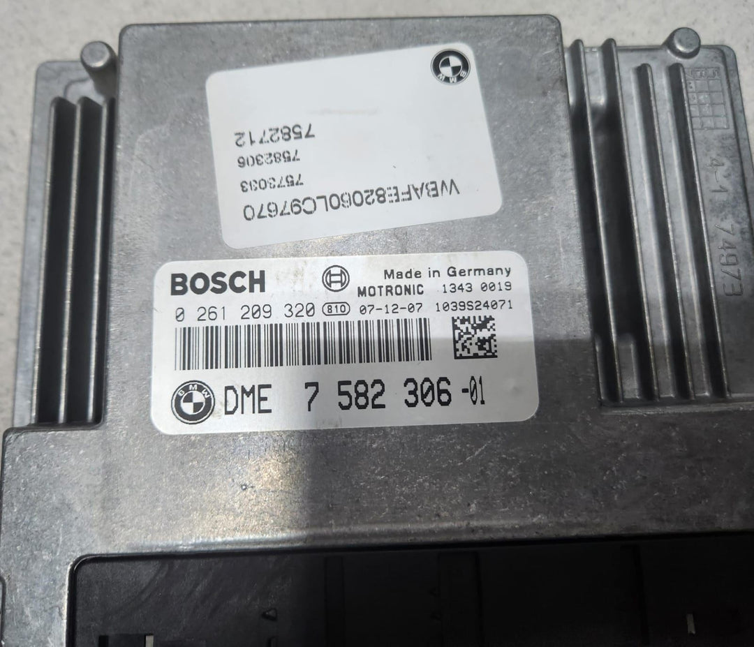 2006-2009 BMW X5 4.8I Engine Control Unit 7582306 N62N ECU SET RHD