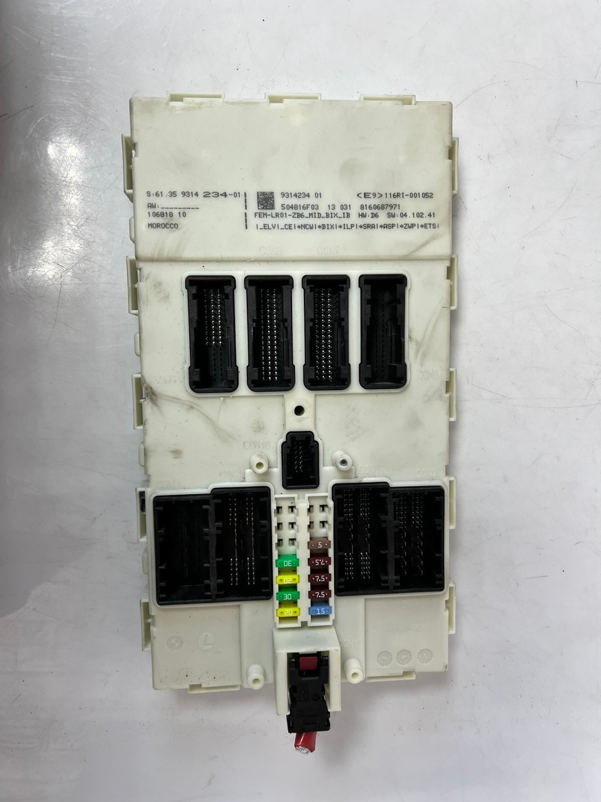 2013 BMW 328i F30 N20B20A Engine Control Unit ECU SET DME +FEM+ 1KEY 7649131 