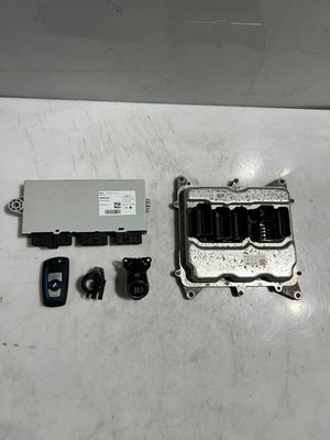 BMW X3 20iX F25 2011-17 N20 ENGINE CONTROL UNIT ECU KIT DME+CAS4+1KEY 7649122