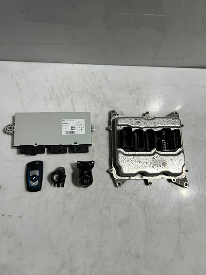 BMW X3 20iX F25 2011-17 N20 ENGINE CONTROL UNIT ECU KIT DME+CAS4+1KEY 7649122