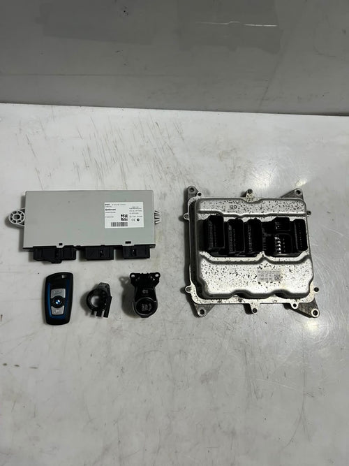 BMW X3 20iX F25 2011-17 N20 ENGINE CONTROL UNIT ECU KIT DME+CAS4+1KEY 7649122