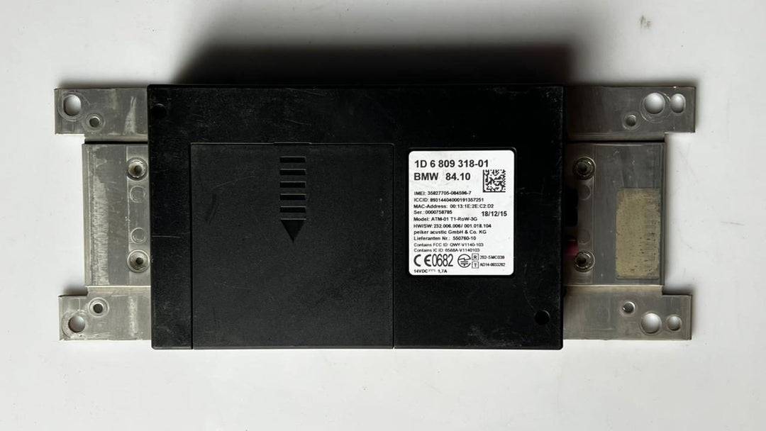 2015 BMW 118i Bluetooth Module 1D6809318-01 F20 118i M Sport