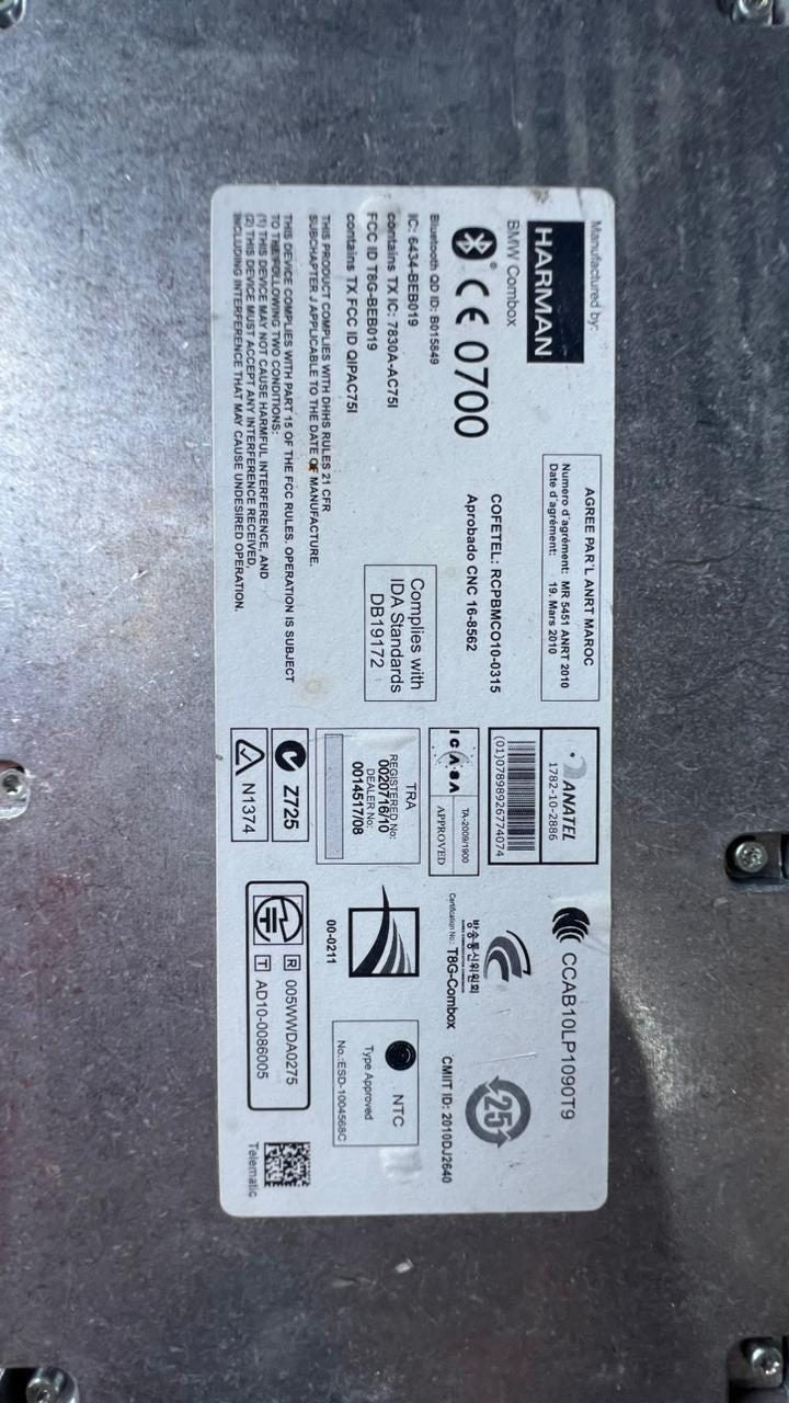 2012-16 BMW 328i Bluetooth Telematics Control Module 9257154 F30 320i 535i 
