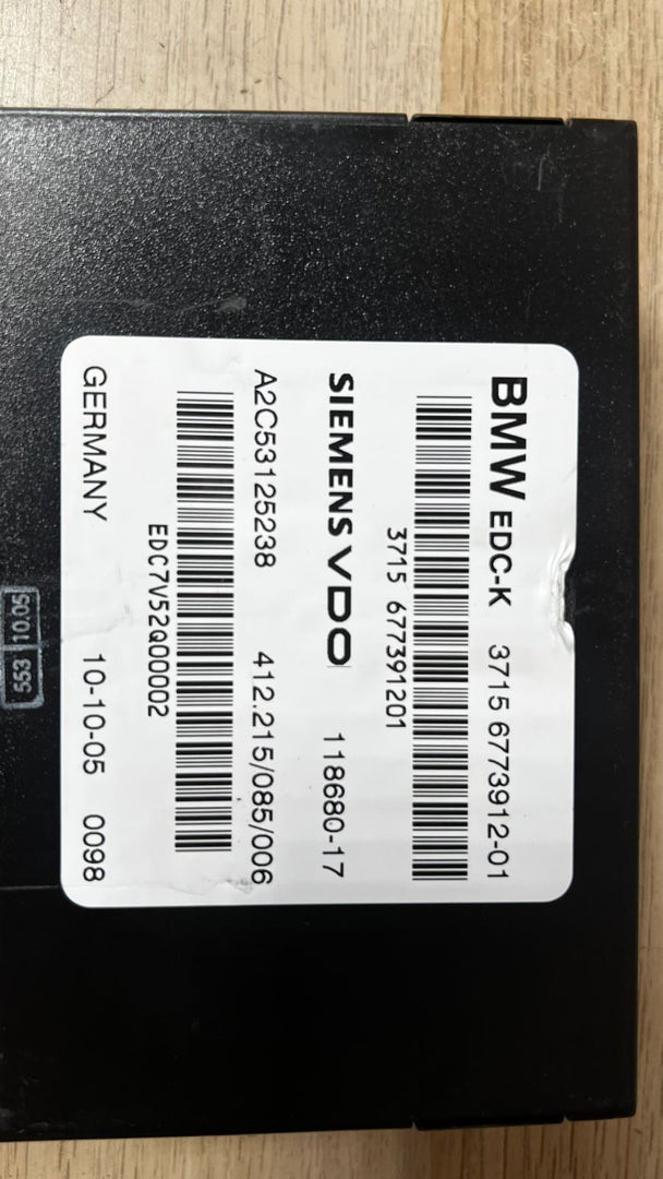 2006-2010 BMW M5 Suspension Control Module 6773912 E60 5 Series M5 and E63 E64 M