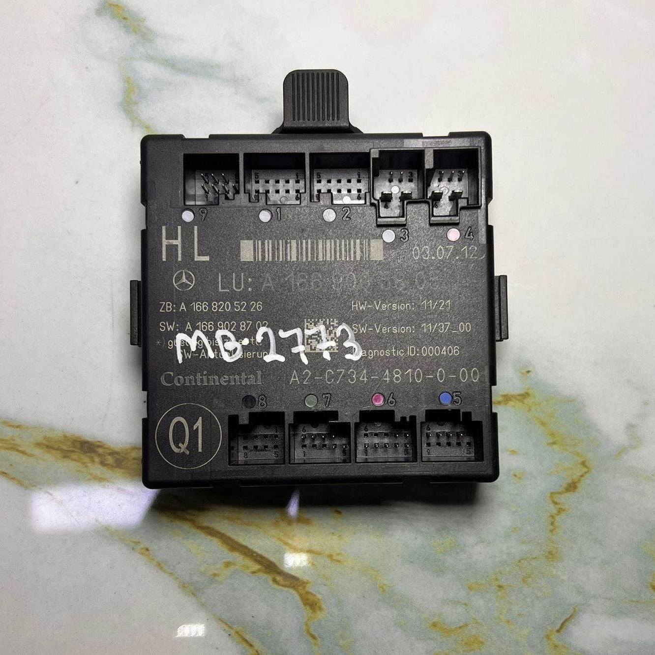 2014 Mercedes-Benz ML350 Door Control Module Unit A 1669005808 W166 ML350 and GL