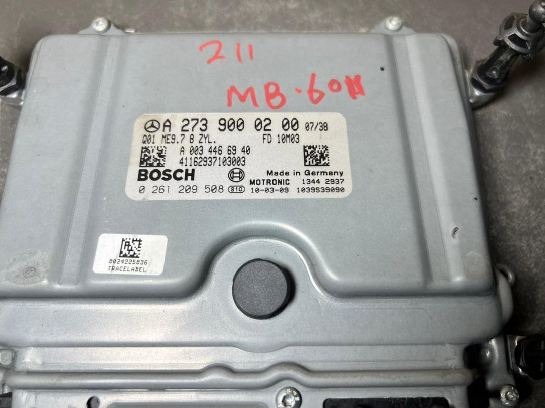 03-09 Mercedes W211 E-Class Engine Control Module Unit ECM ECU A273 9000200 OEM