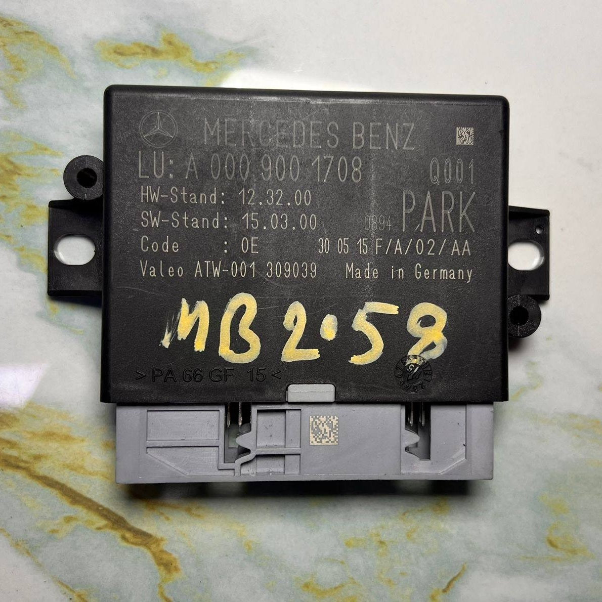 2018 Mercedes-Benz S500 Parking Pdc Control Unit A 0009001708 W222 S-Class