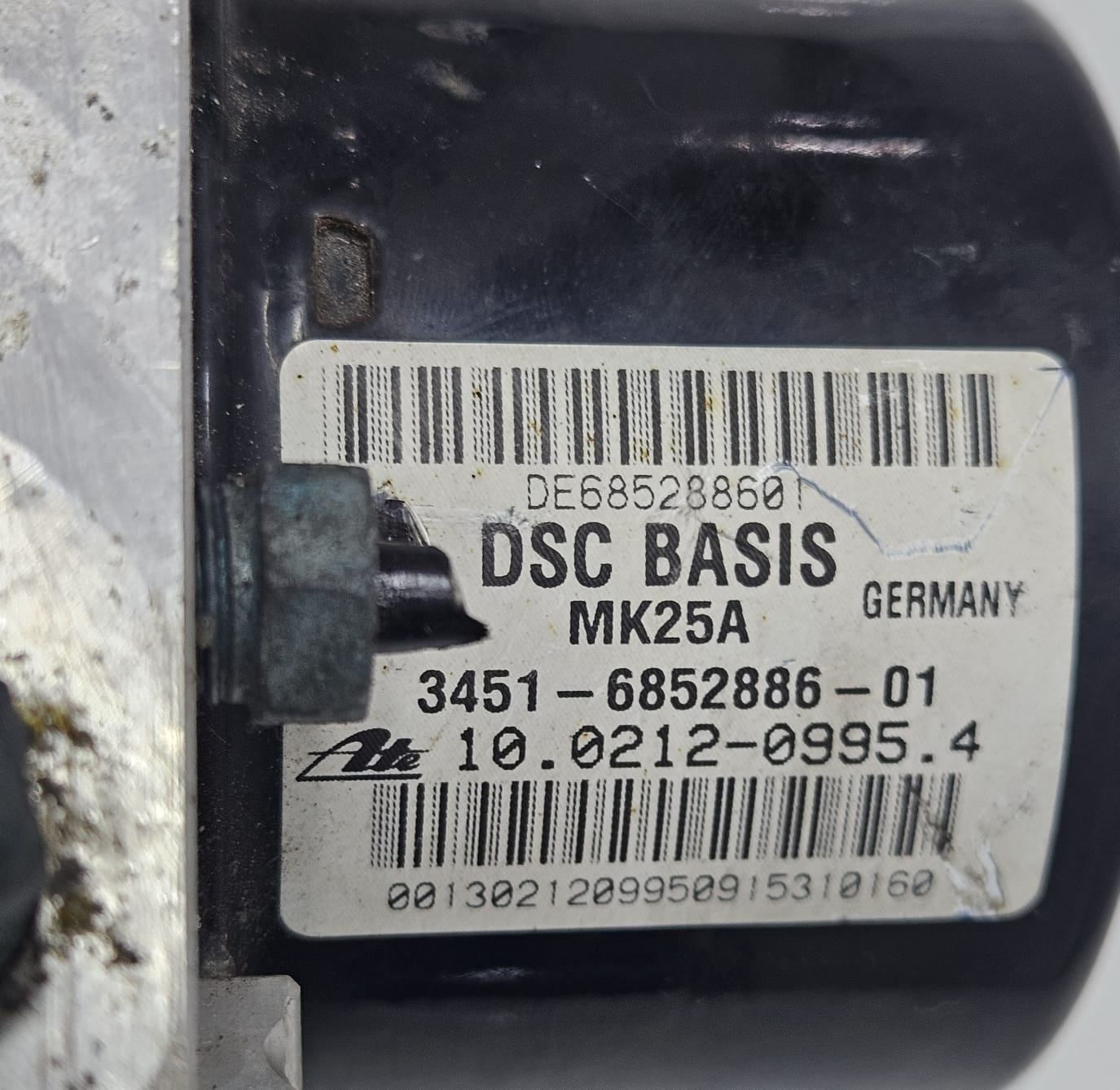 2016 BMW X3 Abs Pump Control Unit Module 6852887
