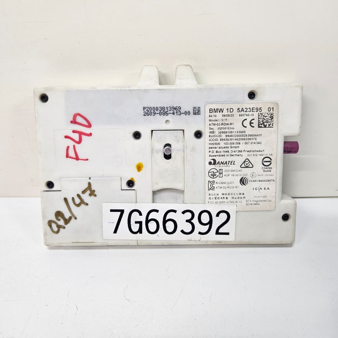 2023-2024 BMW G11 G12 G20 G21 X3 G01 320i Telematics Control Unit Module 5A23E95