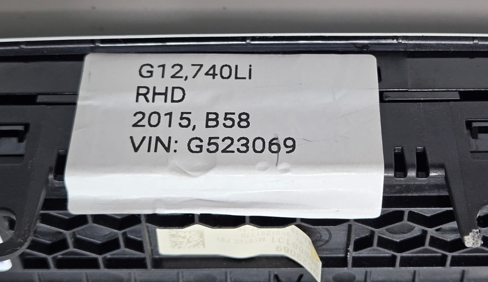 6822775-2016-2019 BMW G11 G12 740i 740Li A/C Climate Radio Control Panel OEM