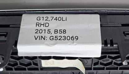 6822775-2016-2019 BMW G11 G12 740i 740Li A/C Climate Radio Control Panel OEM