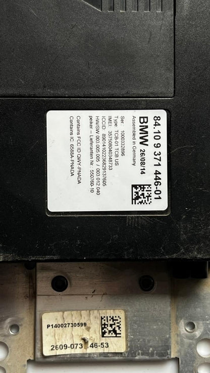2012-2015 BMW 528i Telematics Control Module 9371446 5 Series, 6 Series, and 7 S