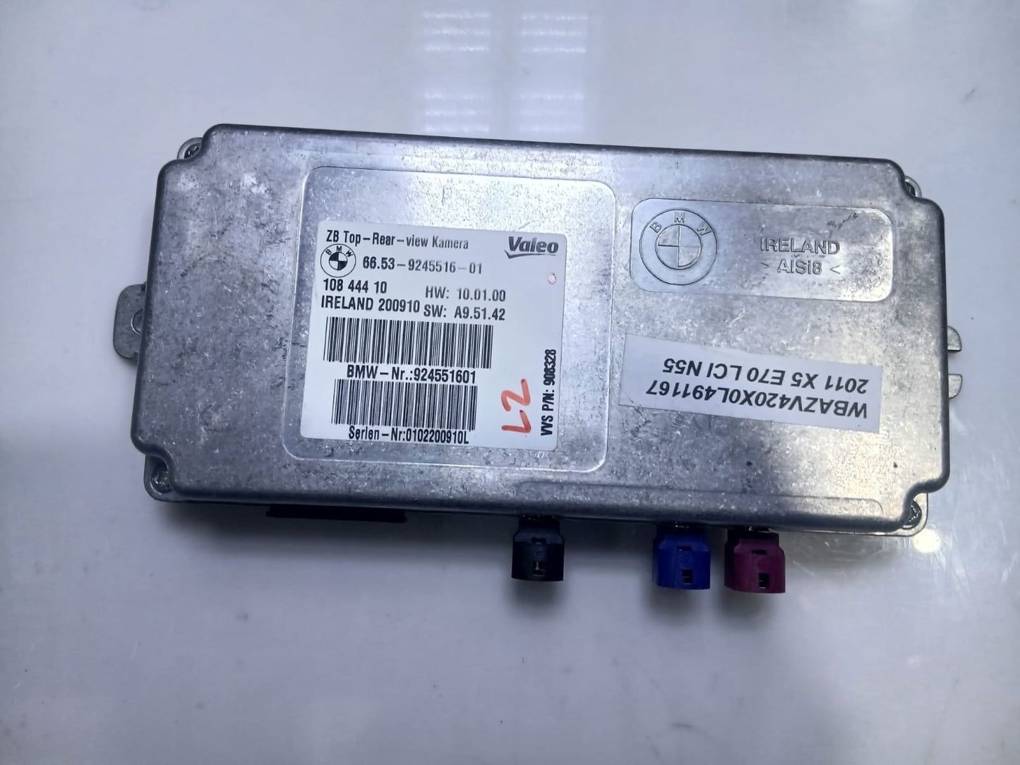 2007-2013 BMW E70 X5 E71 X6 Rear View Camera Control Module 9245516 OEM