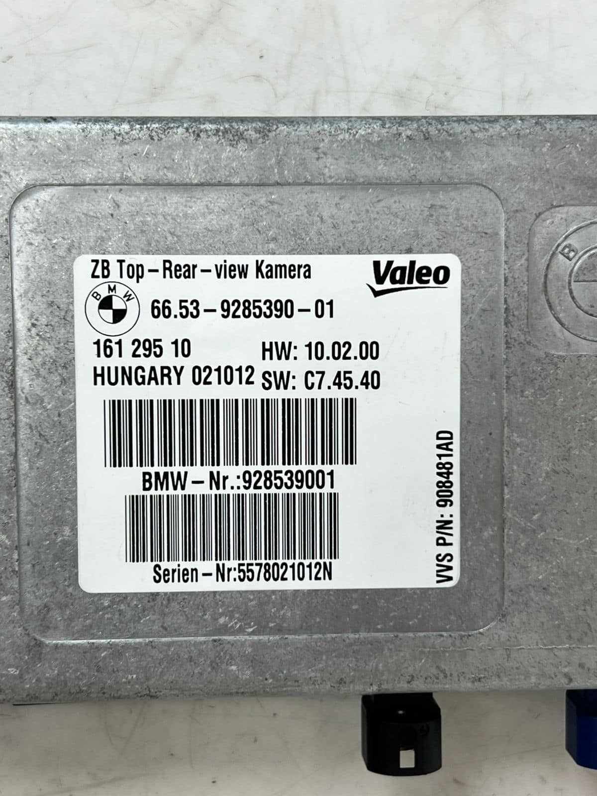 2006-2013 BMW X5 X6 E71 E72 E70 Rear View Camera Control Module 9285390 OEM