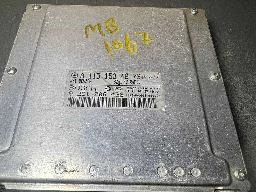 02-09 Mercedes W211 E-Class Engine Control Module Unit ECM ECU A113 1534679 OEM