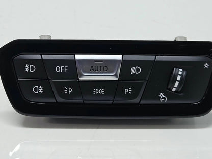  9461142-BMW X5 G05 RHD Headlight Control Switch With Led Fog Lights OEM