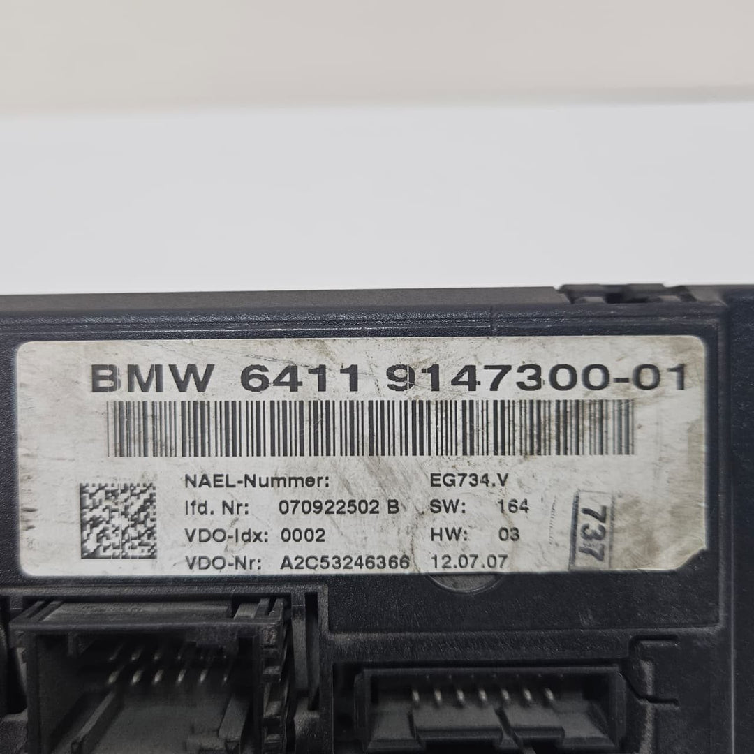 2007 BMW 328i, 335i, E92 Climate Control Unit 9147300
