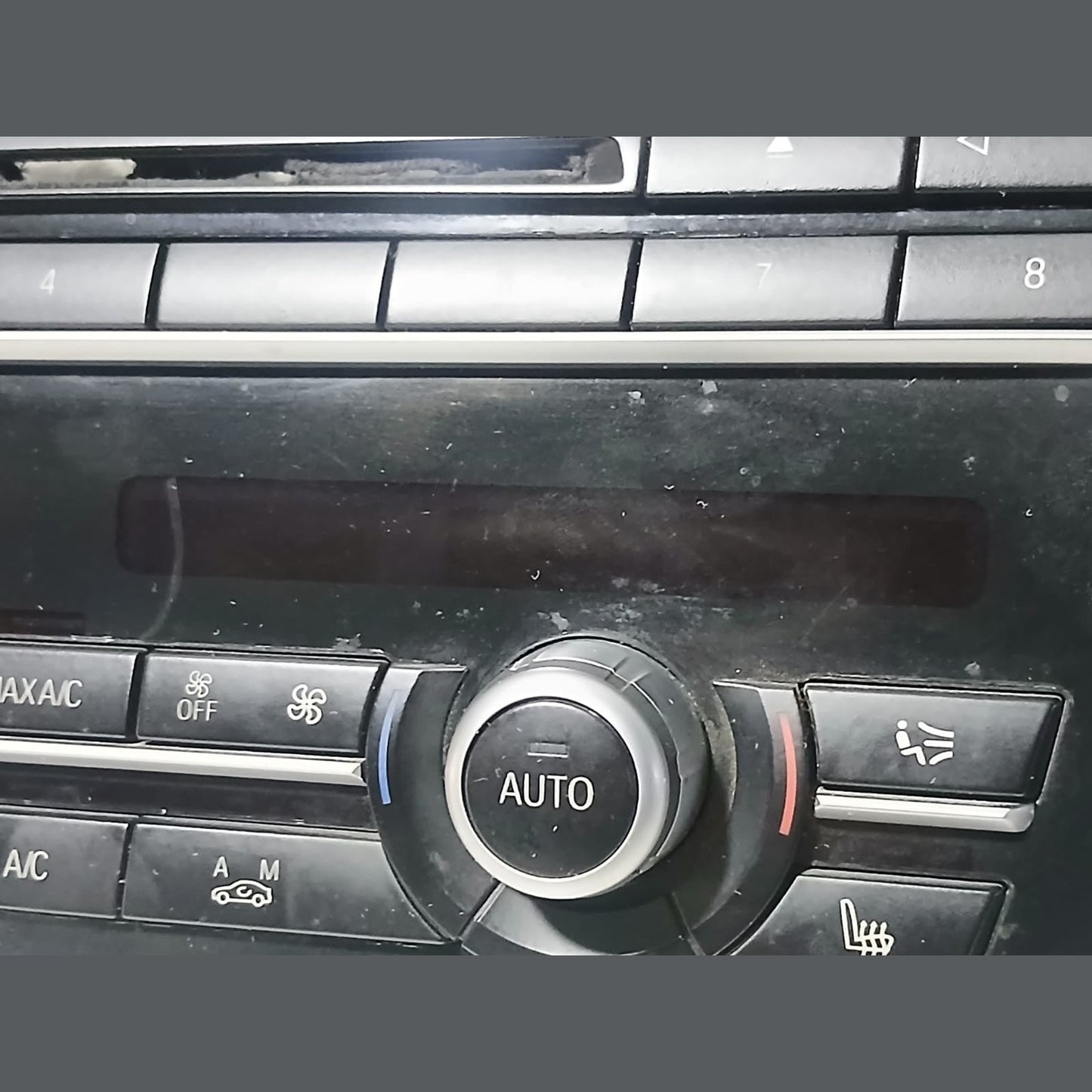 BMW F07 GT AC CONTROL PANEL CLIMATE CONTROL PANEL CERAMIC 9306196