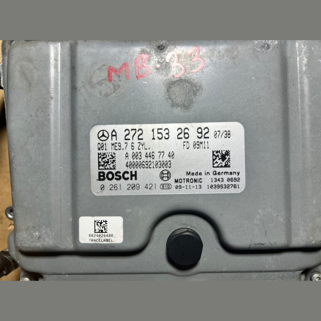 08-10 Mercedes W204 C-Klasse Motorsteuergerät Einheit ECM ECU A272 1532692 OEM